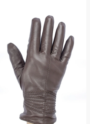 Женские кожаные перчатки размер: большой l6 фото