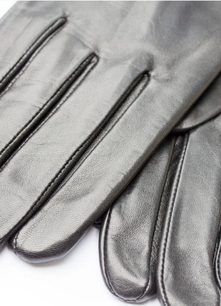 Перчатки .женские кожаные перчатки размер большой (8)10 фото