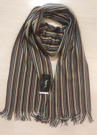Очень красивый и стильный брендовый вязаный шарф.7 фото