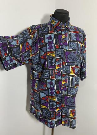Гавайская рубашка винтаж1 фото