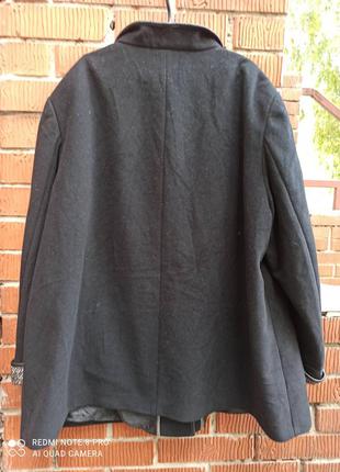 Пальто демисезонное шерсть+кашемир isabell 56-58 woolmark4 фото