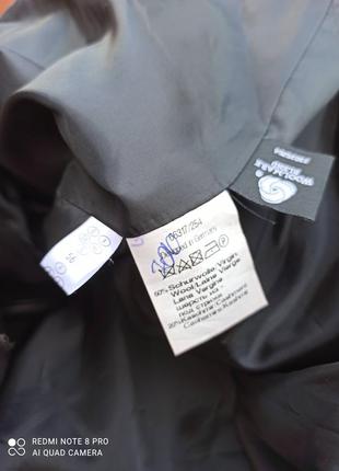 Пальто демисезонное шерсть+кашемир isabell 56-58 woolmark6 фото