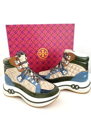 Tory burch женские ботинки высокие кроссовки оригинал осенние зимние жіночі ботінки кросівки