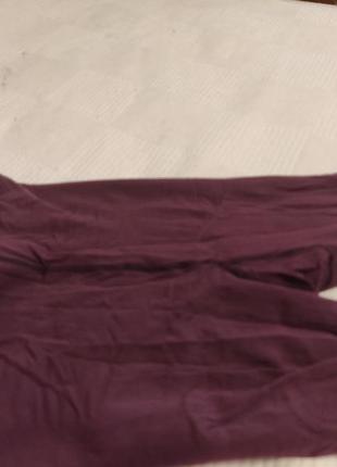 Стильные яркие колготы лосины леггинсы без носка лиловые сливва буряк марсала4 фото