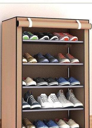 Тканевый шкаф для обуви в5 tv10027 (60х30х90 см)