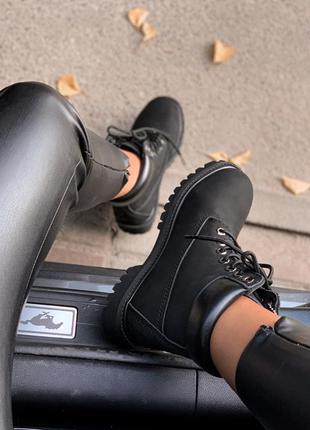 Женские ботинки timberland 6 inch premium black термо скидка sale9 фото
