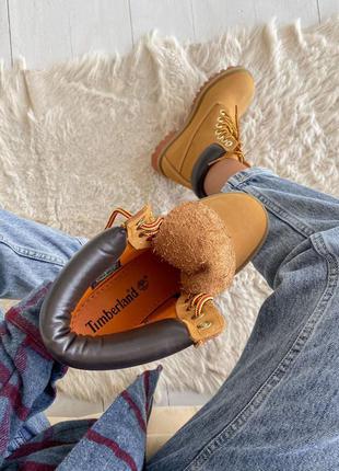Женские ботинки timberland 6 inch premium ginger термо  скидка sale | жіночі черевики знижка4 фото