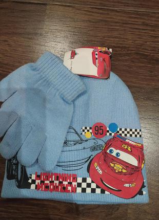 Набор шапочка и перчатки2 фото