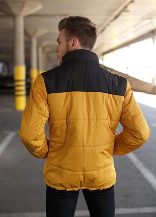 Куртка чоловіча демісезонна ".vidlik" жовто-чорна