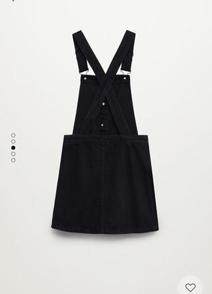 Джинсовый сарафан mango 3