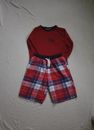 Пижама, одежда для дома ,шортики и.кофточка для сна для мальчика