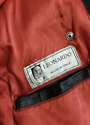 Косуха жіноча куртка байкерська волов'я шкіра leonardo original 100% leather італія10 фото