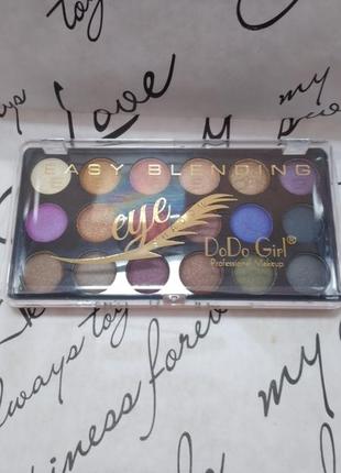 Тіні для повік .dodo girl eye shadows 18 відтінків