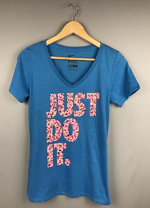Женская футболка nike just do it с принтом