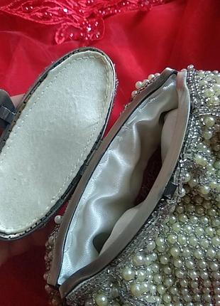 Сумочка винтаж жемчуг