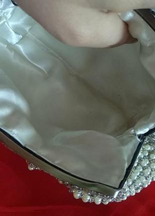 Сумочка винтаж жемчуг