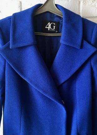 Шикарное пальто gizia 60% шерсть, состояние нового, размер xs-s3 фото