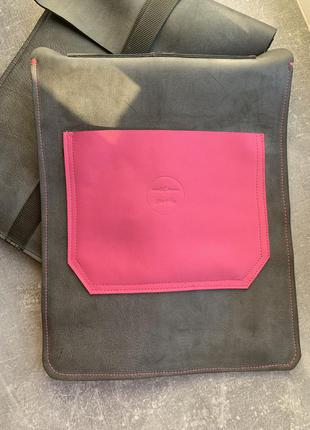 Чехол сумка для ноутбука мак air dell xps кожаный fidlock6 фото