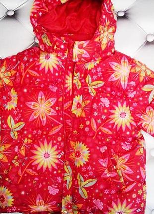 Куртка девочка зима 6-8 лет