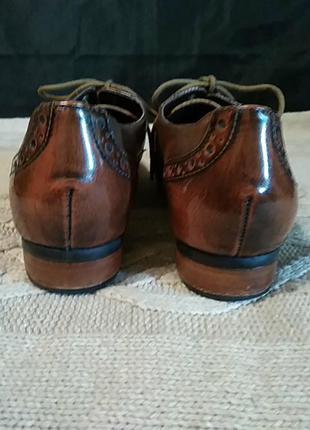Туфли на шнуровке,оксфорды,натуральная кожа и лак, маленький размер3 фото