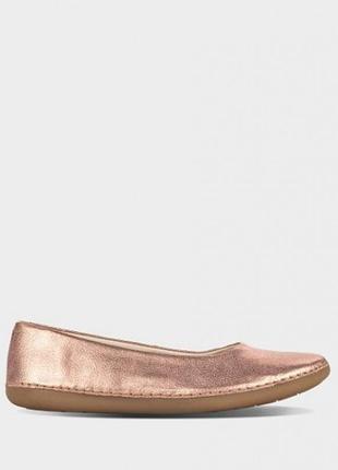 Кожаные балетки clarks, размер 37