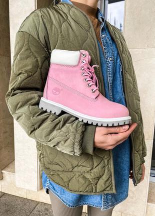 Ботинки жіночі тімберленд, timberland pink