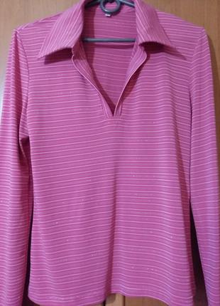 Трикотажная кофточка-поло. м