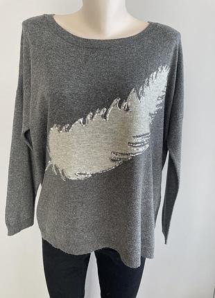 Оверсайз свитер ангора кашемир 2