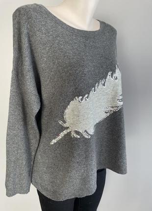 Оверсайз свитер ангора кашемир 3