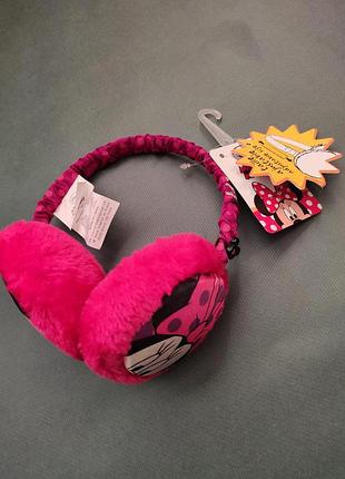 Мягкие теплые наушники минни маус дисней