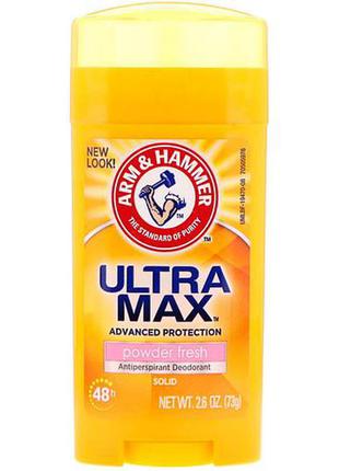 Дезодорант антиперспирант стик arm & hammer ultramax fresh, 73 г