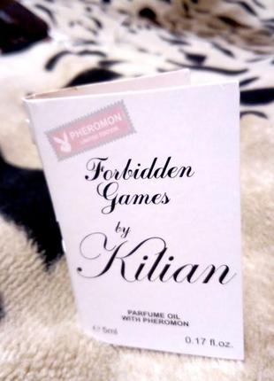 Kilian forbidden games💥оригинал oil 5 ml масло духи цена за 1мл6 фото