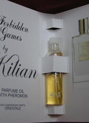 Kilian forbidden games💥оригинал oil 5 ml масло духи цена за 1мл7 фото