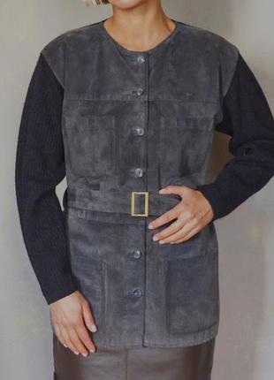 Куртка из замши lacoste