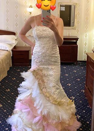 Свадебное платье силуэта  - рыбка