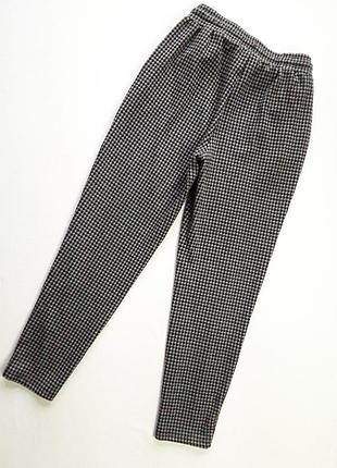 Стильные брючки в принт "гусиная лапка"3 фото