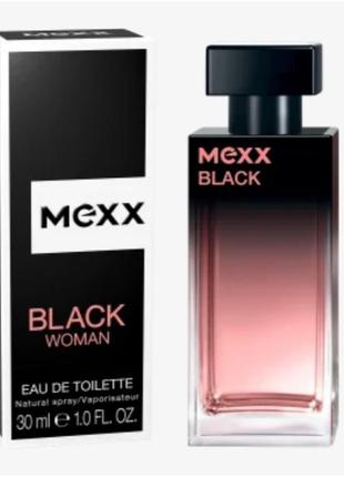 Туалетна вода mexx black for women edt (30 мл)