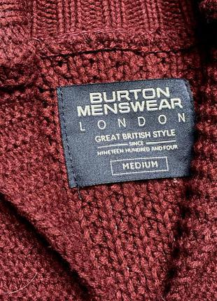 Чоловічий у язаний кардиган burton menswear london3 фото