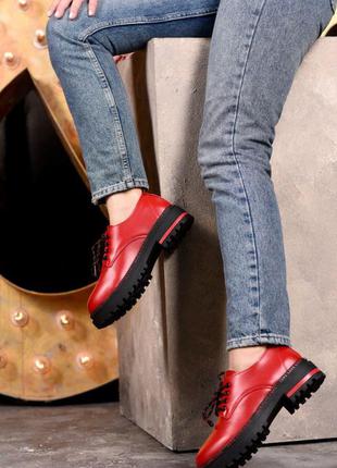Туфли женские красные 36р2 фото
