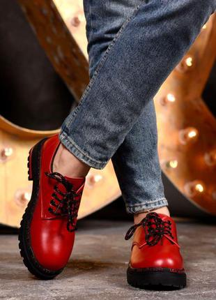 Туфли женские красные 36р4 фото