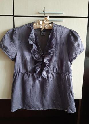 Шелковая хлопковая блуза street one