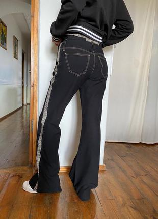 Черные шерстяные брюки франция