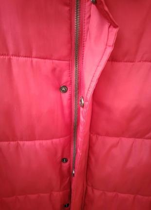 Куртка длинная красная feewear, s7 фото