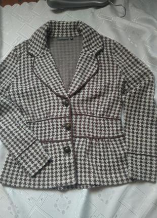 Sandra pabst -пиджак  мягкий трикотаж