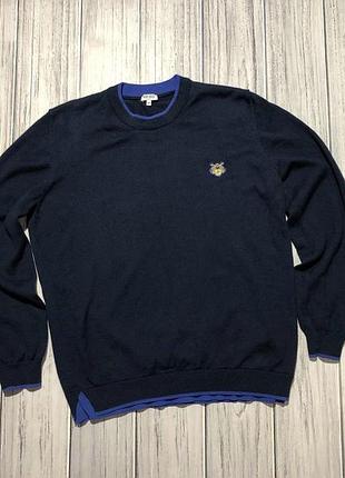 Оригинальный шерстяной свитер kenzo paris кензо