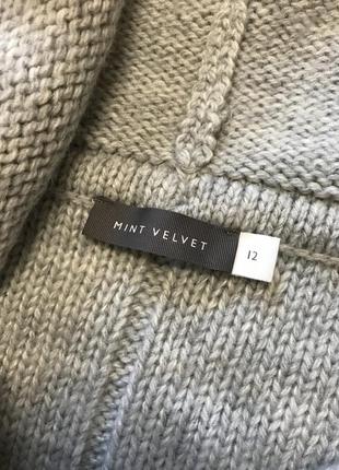 Тёплый жилет дорогого бренда mint velvet, в составе шерсть, альпака6 фото