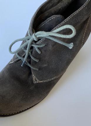 Замшеві зимові туфлі, з утепленням (натур. хутро)7 фото