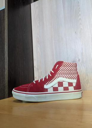 Кроссовки кеды кожаные vans