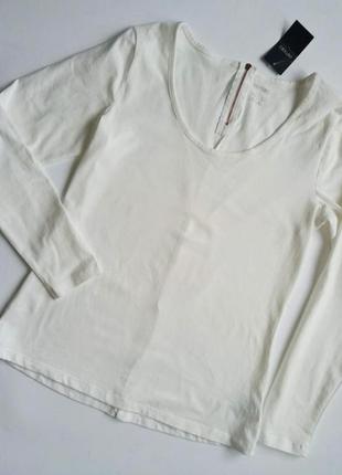 Базова біла блуза котон4 фото