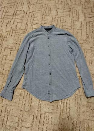 Рубашка zara man. размер 46-48. м .